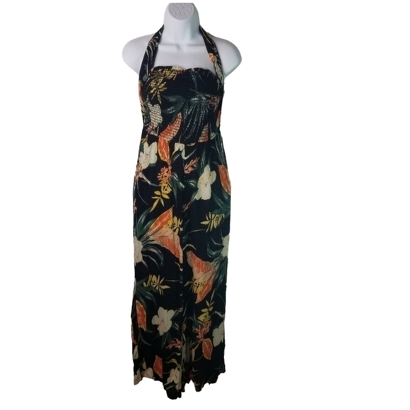 Patrons of Peace floral sleeveless jumpsuit cottagecore festival whimsigoth - Picture 1 of 10